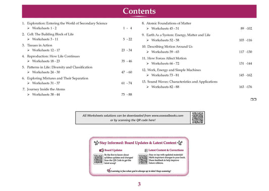 CBSE Workbook Science Standard Exploration : Class 9 (Latest NCERT)