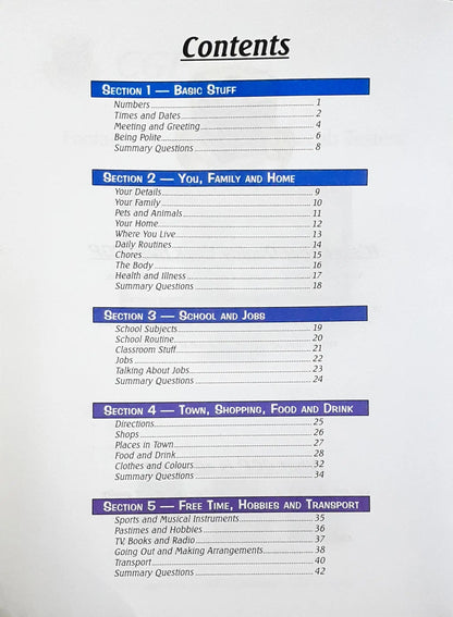 Key Stage Three French The Study Guide (P)