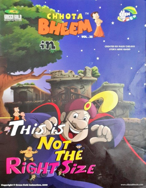 Chhota Bheem in This Is Not The Right Size