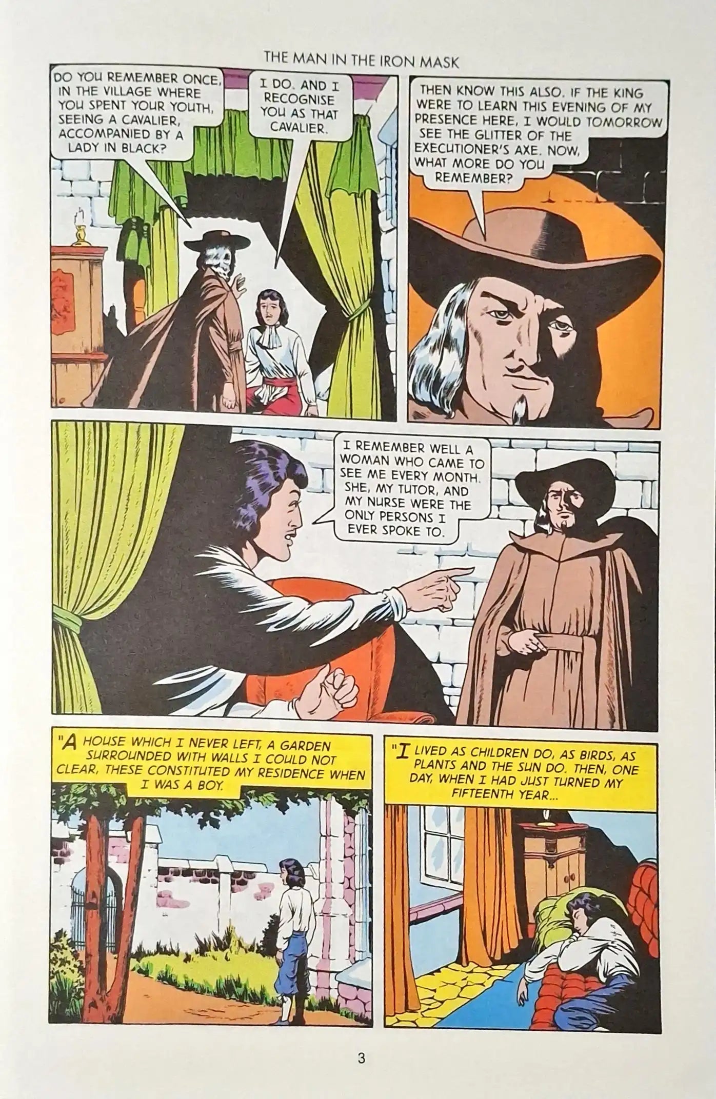The Man in the Iron Mask : Classics Illustrated No. 54