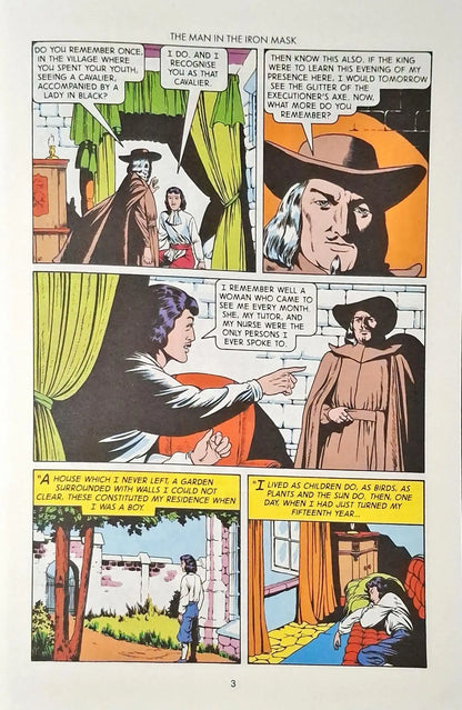 The Man in the Iron Mask : Classics Illustrated No. 54