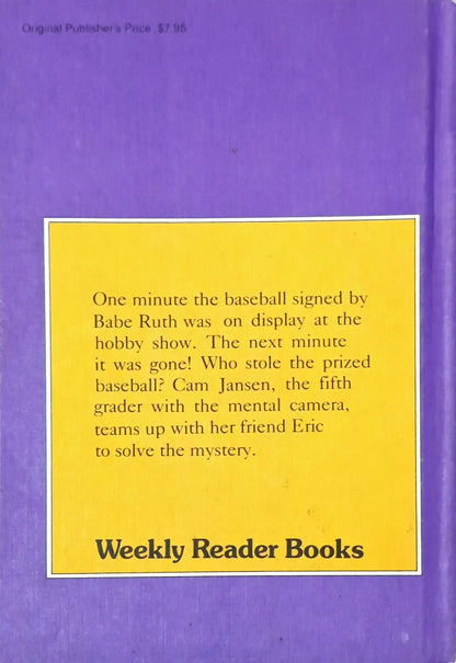 Cam Jansen And The Mystery Of Babe Ruth Baseball (HC) (P)