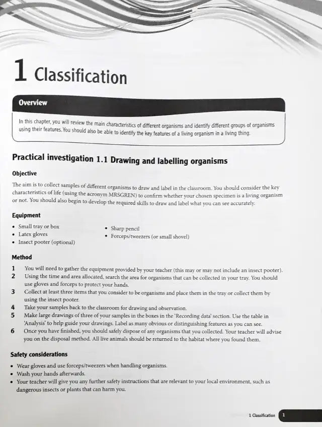 Practical Workbook Cambridge IGCSE Biology Practical Workbook (P) – Books and You