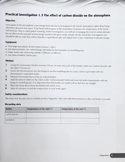 Cambridge IGCSE Chemistry Practical Workbook (P)