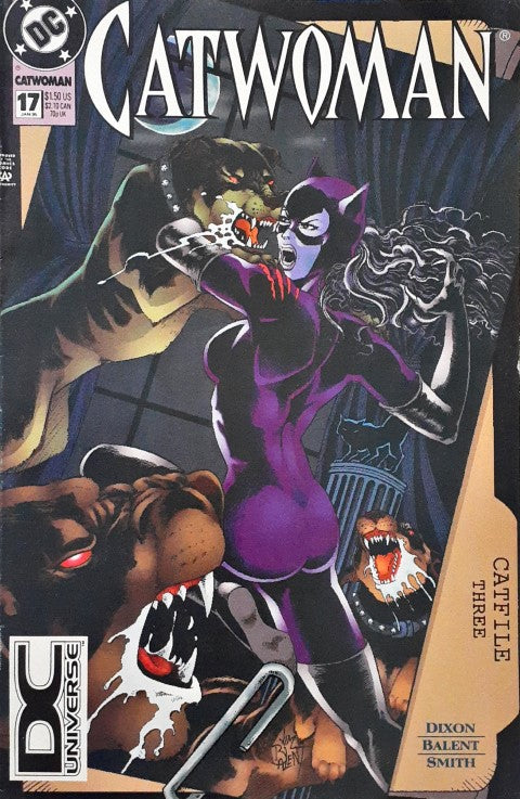 DC Comics Catwoman Cat File Three Catwoman #17 Jan 95