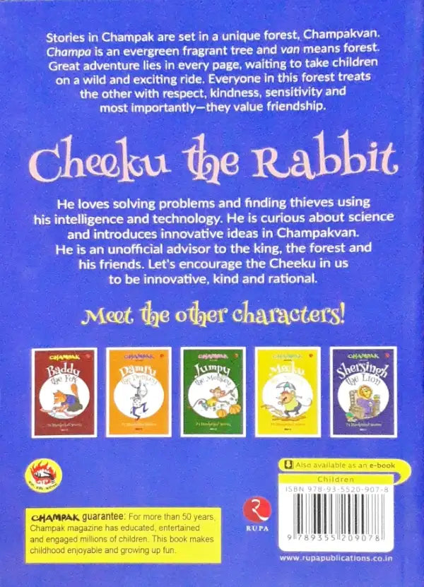 Cheeku Rabbit Champak : Cheeku The Rabbit - 24 Handpicked Stories – Books and You