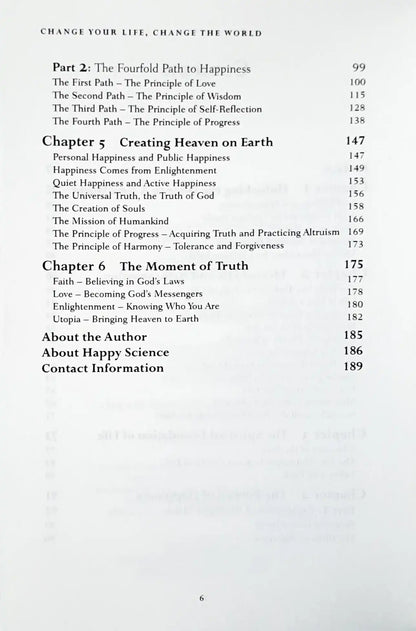 Change Your Life, Change the World