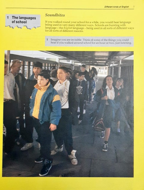 Changing English (National Curriculum Key Stage 3)