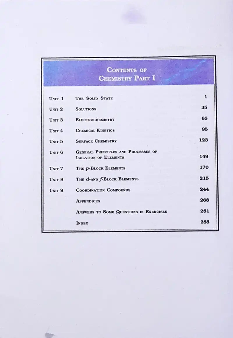NCERT Chemistry Grade 12 : Textbook Part II – Books and You