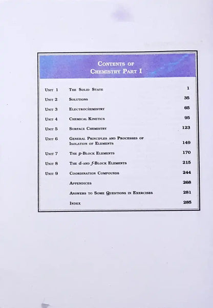 NCERT Chemistry Grade 12 : Textbook Part II