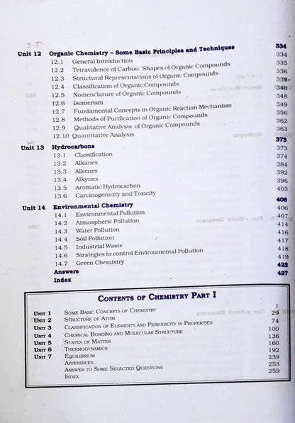 NCERT Chemistry Grade 11 : Textbook Part II