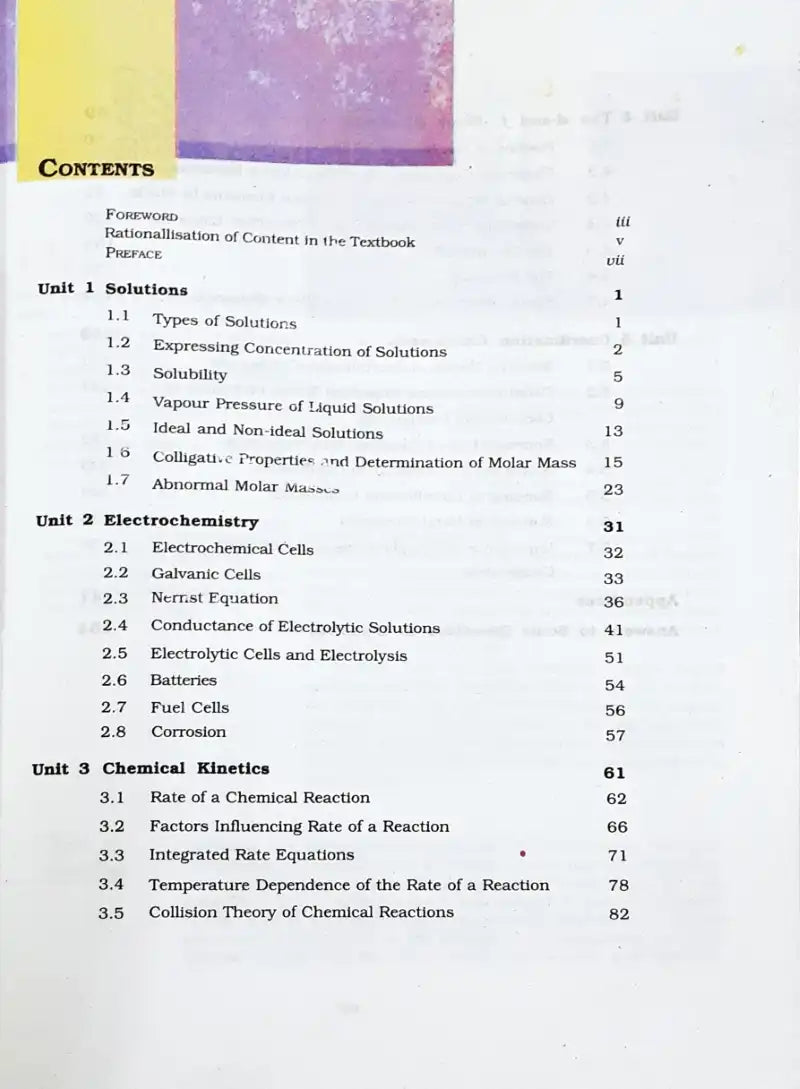 NCERT Chemistry Grade 12 : Textbook Part I