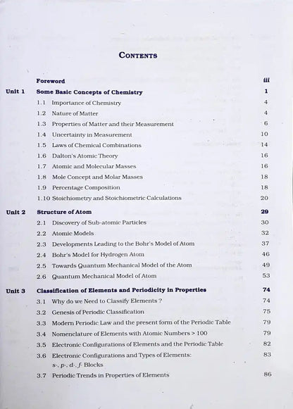 NCERT Chemistry Grade 11 : Textbook Part I