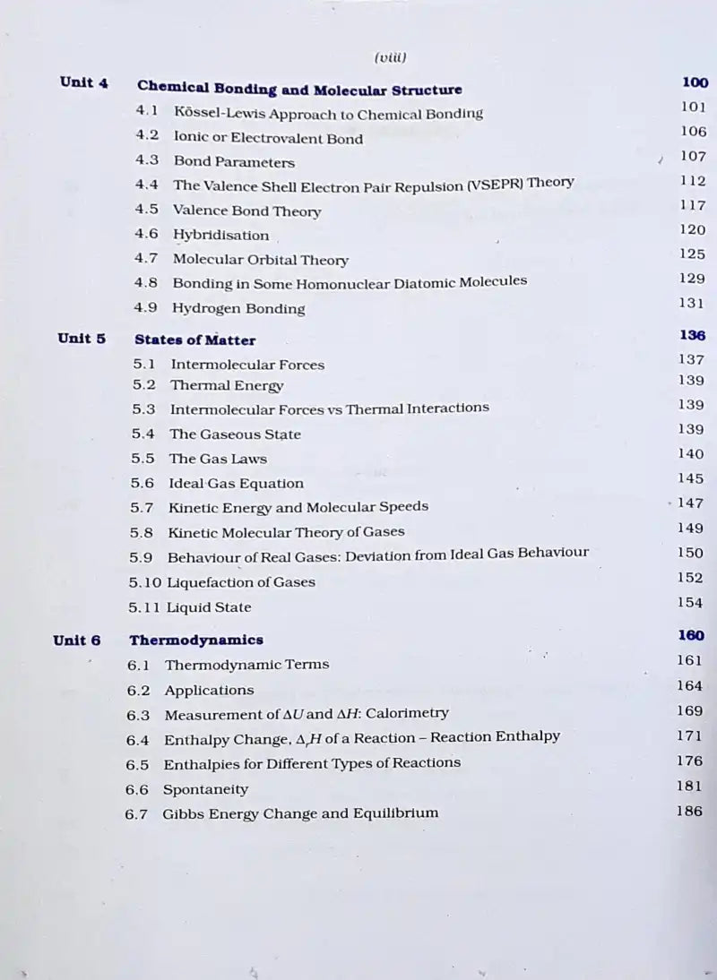 NCERT Chemistry Grade 11 : Textbook Part I