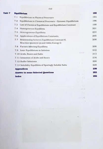 NCERT Chemistry Grade 11 : Textbook Part I