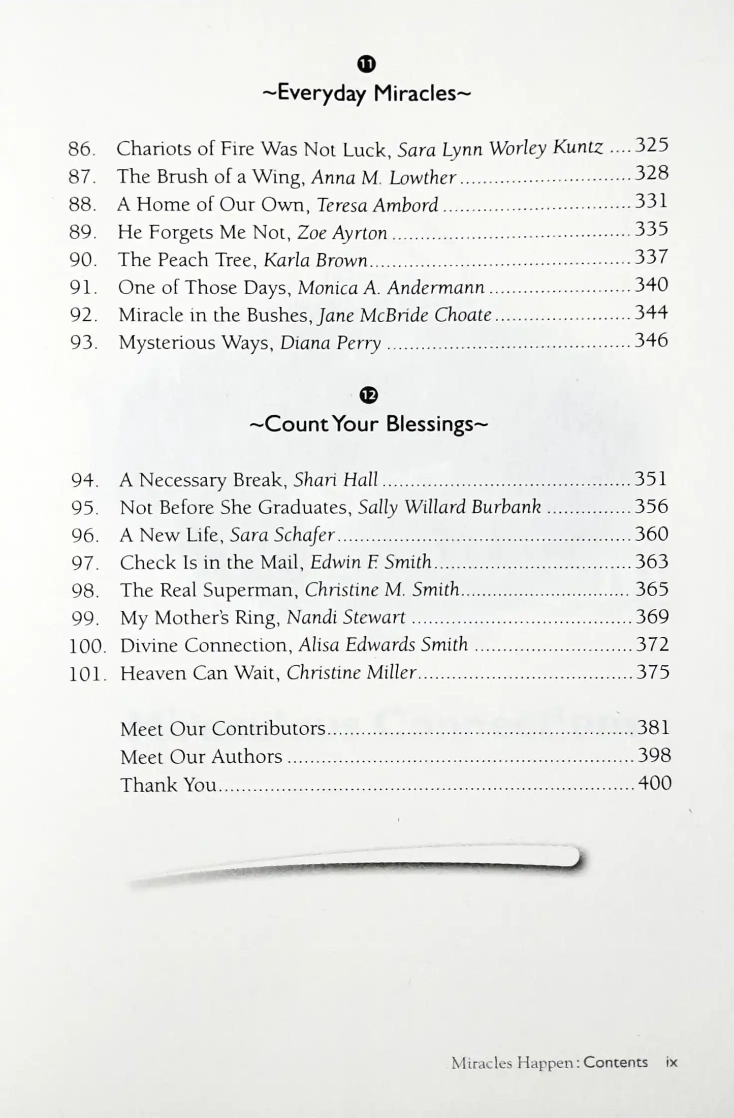 Chicken Soup for the Soul : Miracles Happen