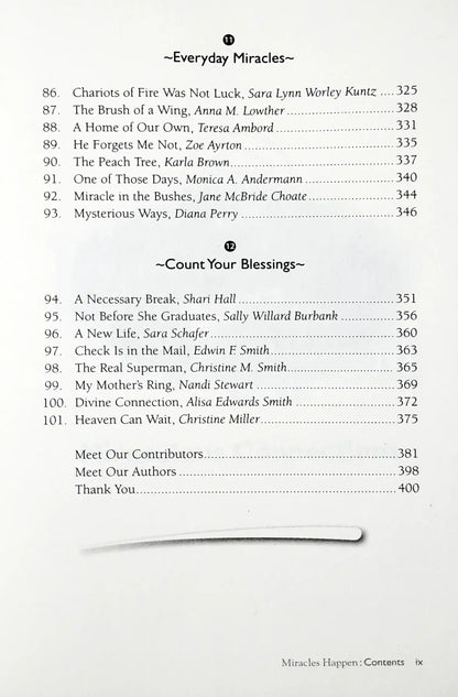 Chicken Soup for the Soul : Miracles Happen