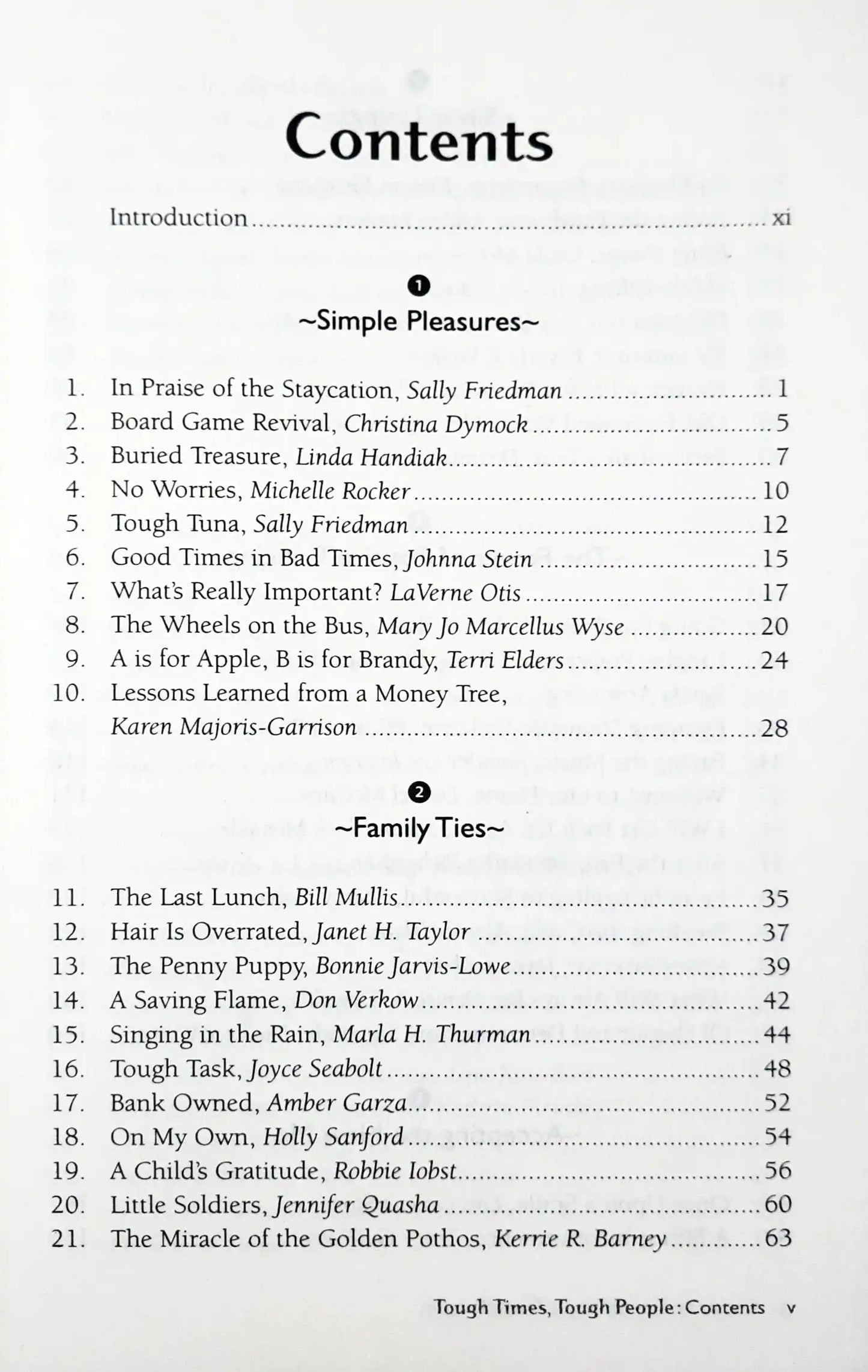 Chicken Soup for the Soul : Tough Times, Tough People