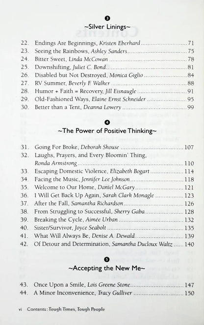 Chicken Soup for the Soul : Tough Times, Tough People