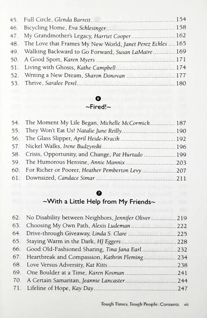 Chicken Soup for the Soul : Tough Times, Tough People