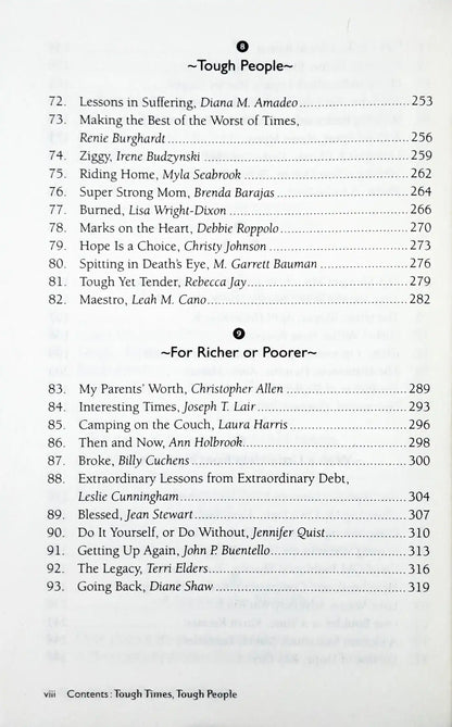 Chicken Soup for the Soul : Tough Times, Tough People