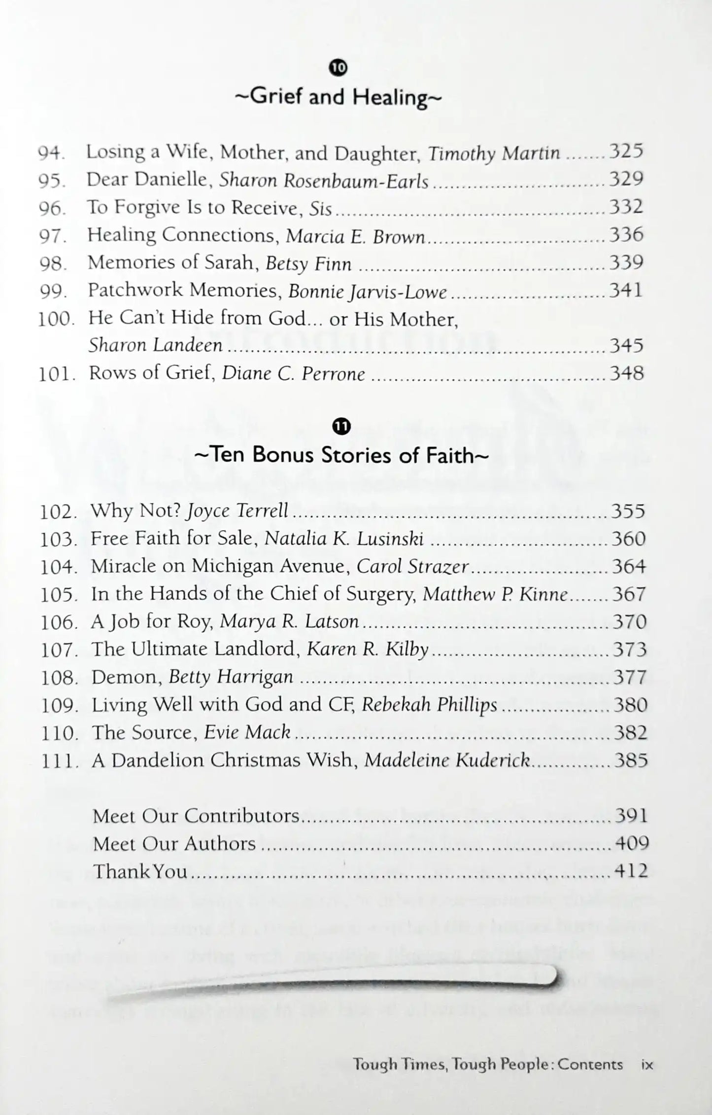 Chicken Soup for the Soul : Tough Times, Tough People