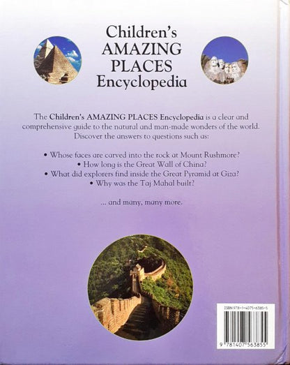 Children's Amazing Places Encyclopedia Discover Famous Wonders Of The World