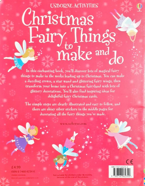 Christmas Fairy Things To Make And Do With Stickers