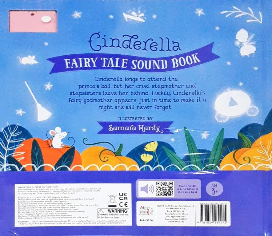 Cinderella A Listen Along Fairy Tale : Fairy Tale Jumbo 6 Button Sound Book