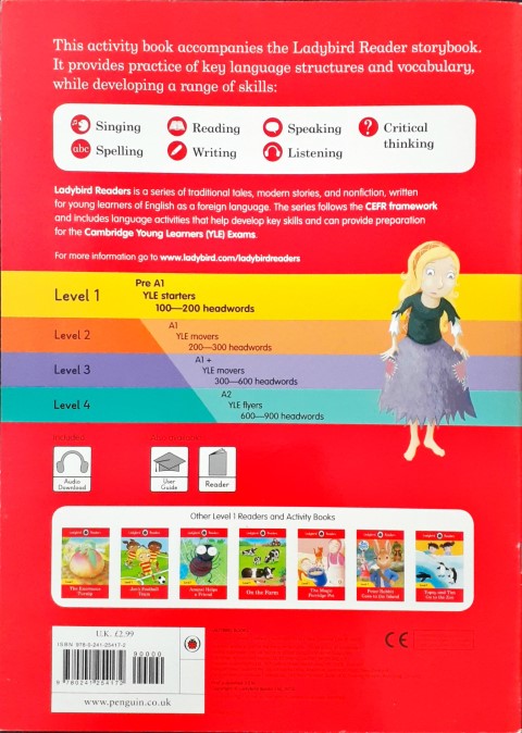 Ladybird Readers Level 1 Cinderella Activity Book