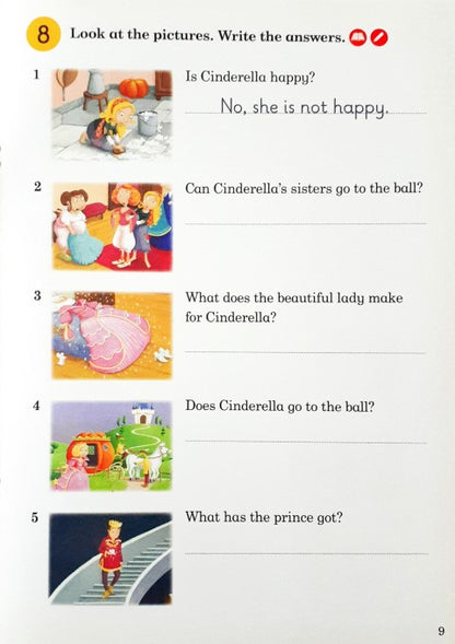 Ladybird Readers Level 1 Cinderella Activity Book