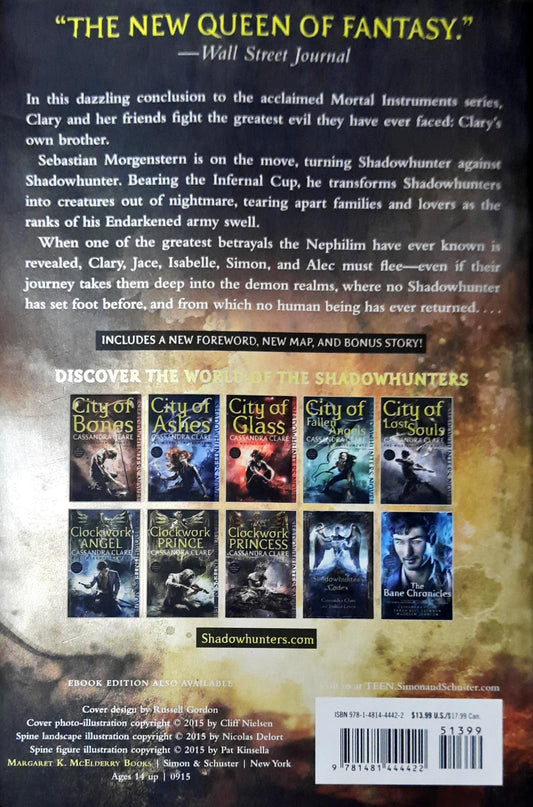 The Mortal Instruments #6 : City of Heavenly Fire (P)