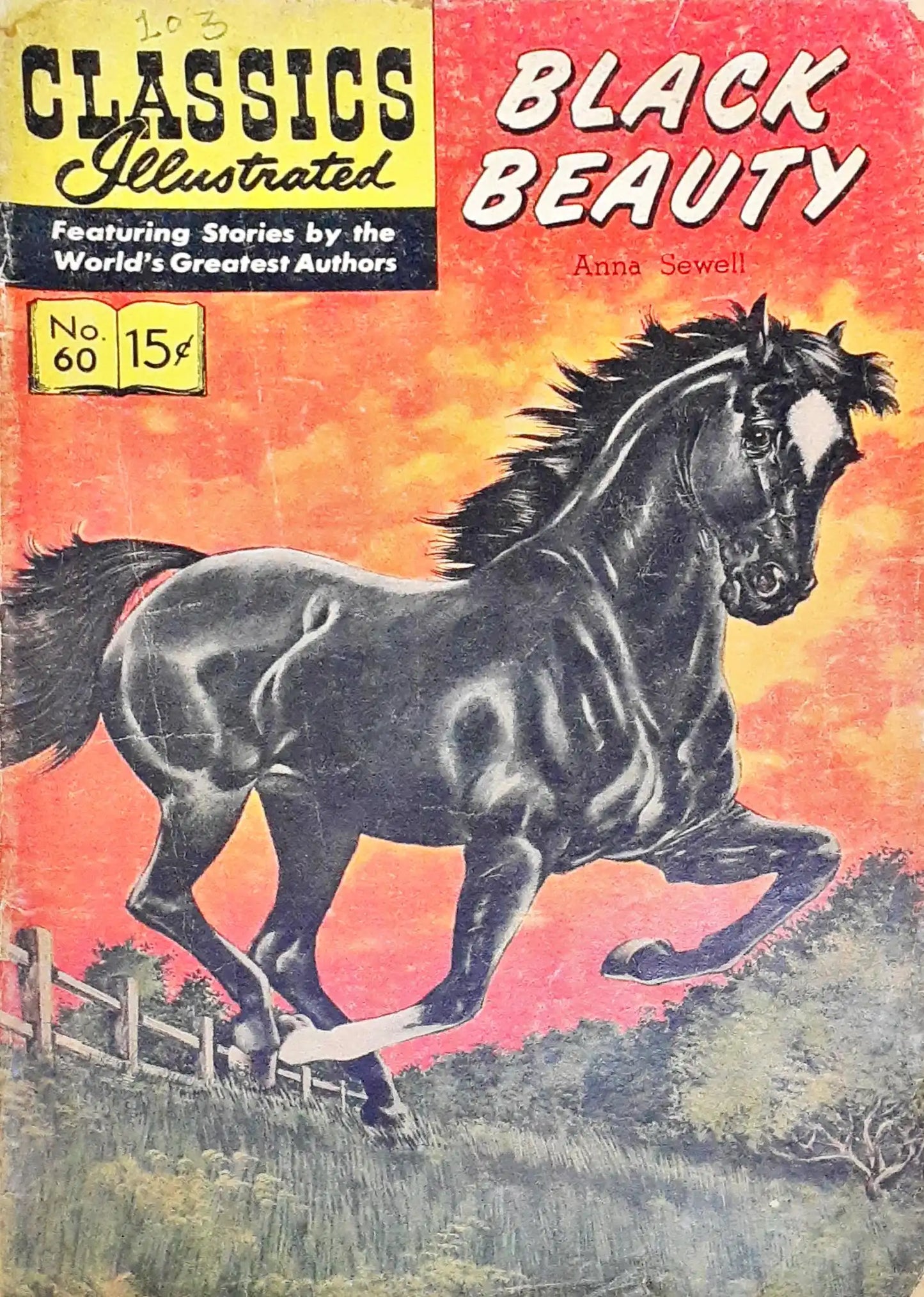 Classics Illustrated Black Beauty (P)