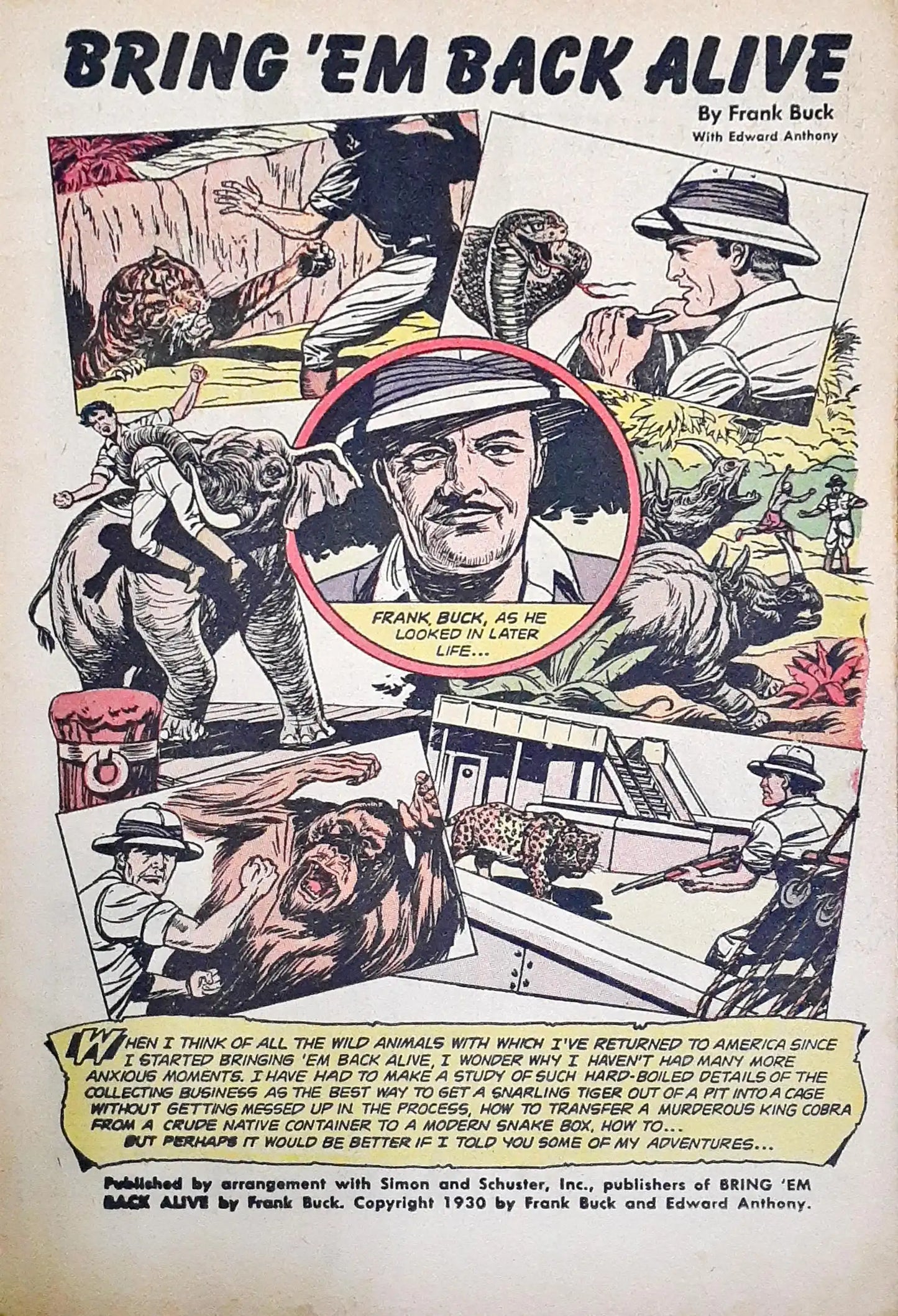 Classics Illustrated Bring Them Back Alive (P)