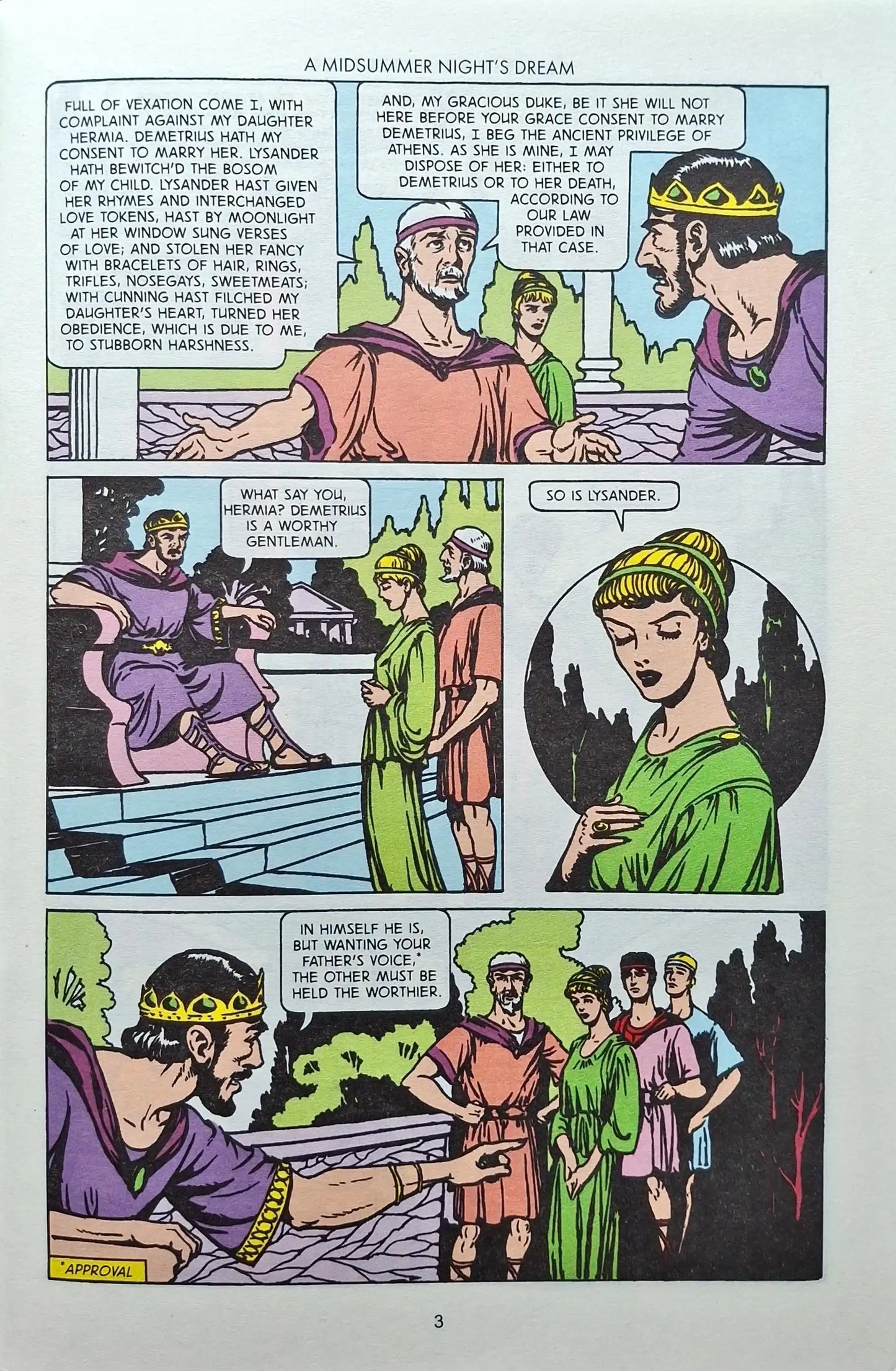 A Midsummer Night's Dream : Classics Illustrated No. 87