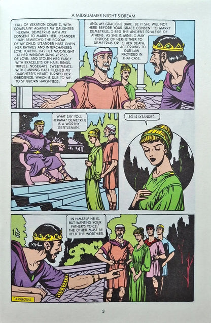 A Midsummer Night's Dream : Classics Illustrated No. 87