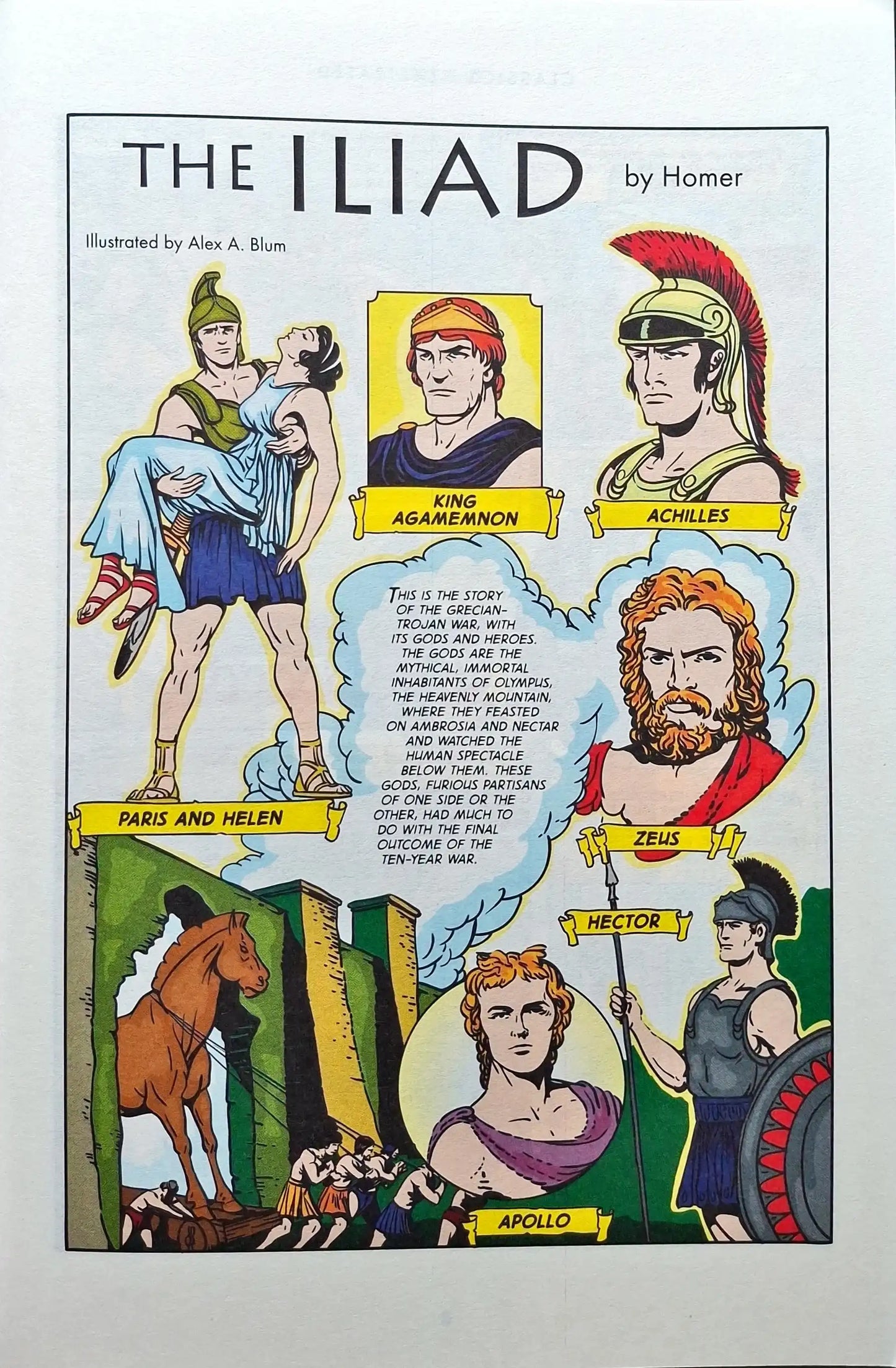 The Iliad : Classics Illustrated No. 77