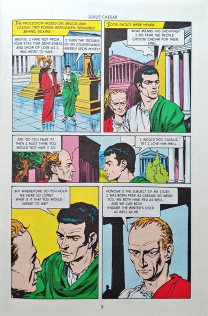 Julius Caesar : Classics Illustrated No. 68