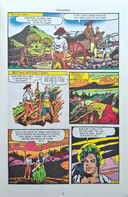 Kidnapped : Classics Illustrated No. 24