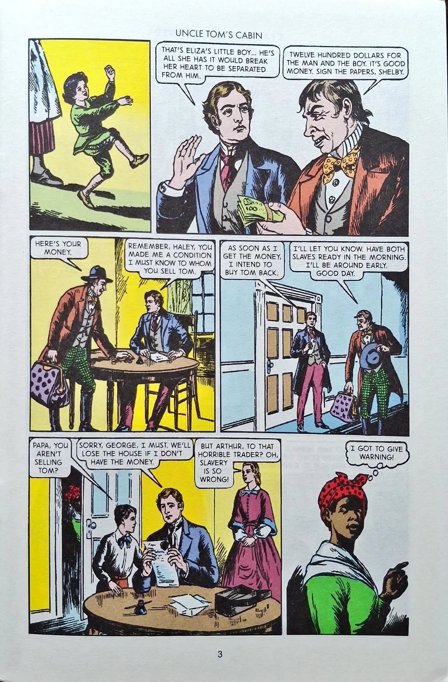 Uncle Tom's Cabin : Classics Illustrated No. 82