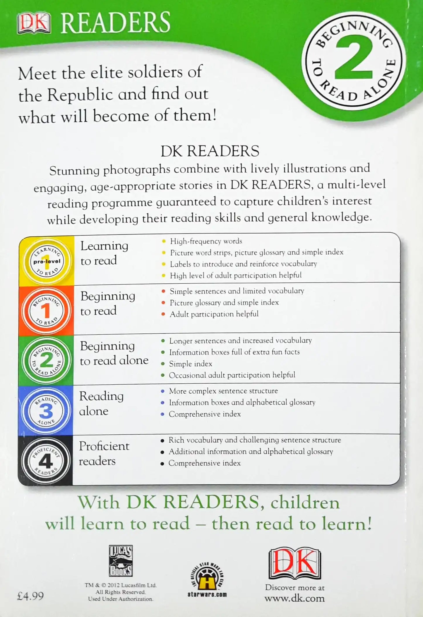 Clone Troopers in Action : Star Wars - DK Readers Level 2 (P)