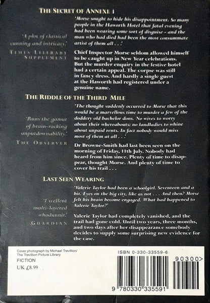 Inspector Morse #2, 6, 7 : The Second Inspector Morse Omnibus: The Secret Of Annexe 3 / The Riddle Of Third Mile / Last Seen Wearing (P)
