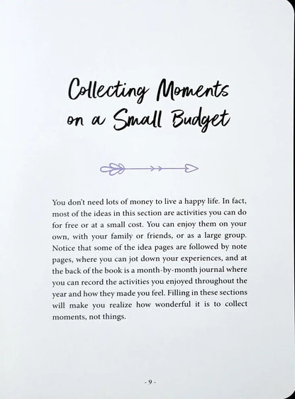 Collect Moments Not Things