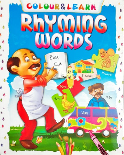 Colour And Learn Rhyming Words