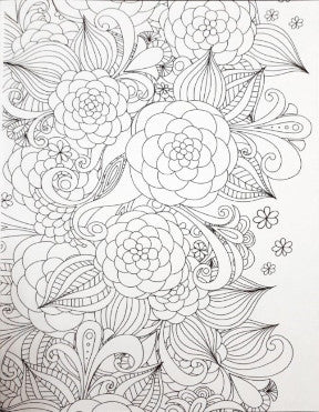Colouring Book for Adults Floral and Patterns