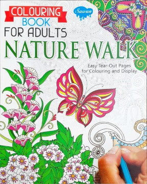 Colouring Book for Adults Nature Walk