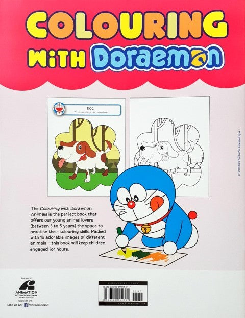 Colouring With Doraemon Animals