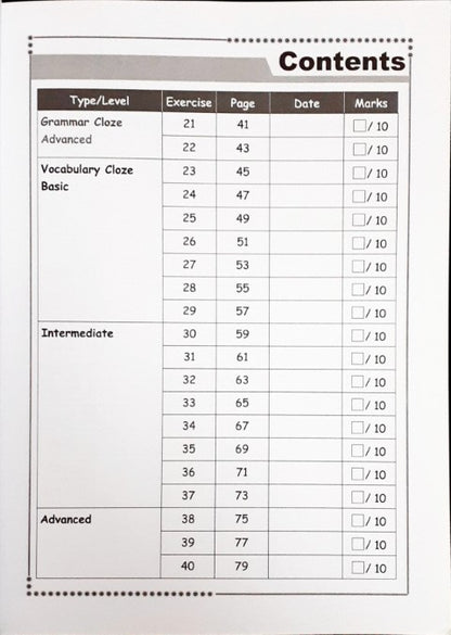 SAP Conquer Cloze For Primary Level Workbook 2