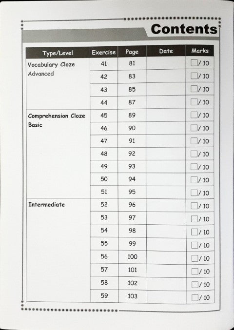 SAP Conquer Cloze For Primary Level Workbook 2