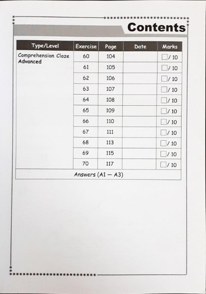 SAP Conquer Cloze For Primary Level Workbook 2